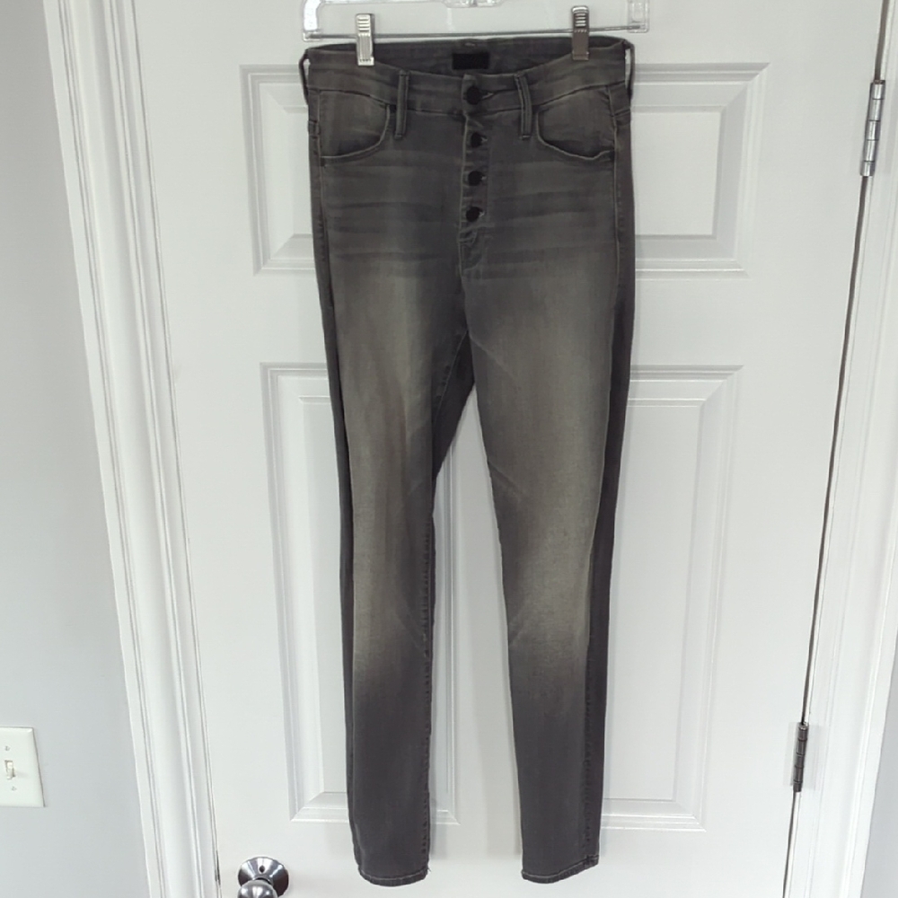MOTHER Gray Denim Jeans
